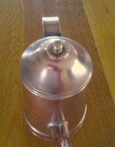 Lovely vintage copper tea/coffee kettle