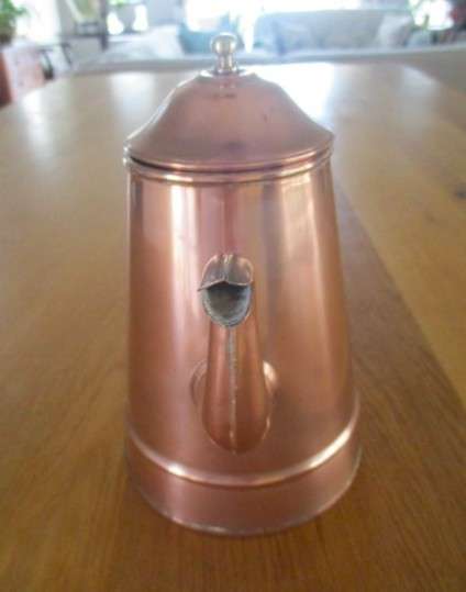 Lovely vintage copper tea/coffee kettle