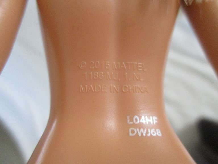 A pretty Mattel Barbie doll  with articulated knees