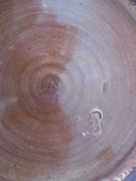 Vintage 1960`s South African Liebermann pottery dish with lid.