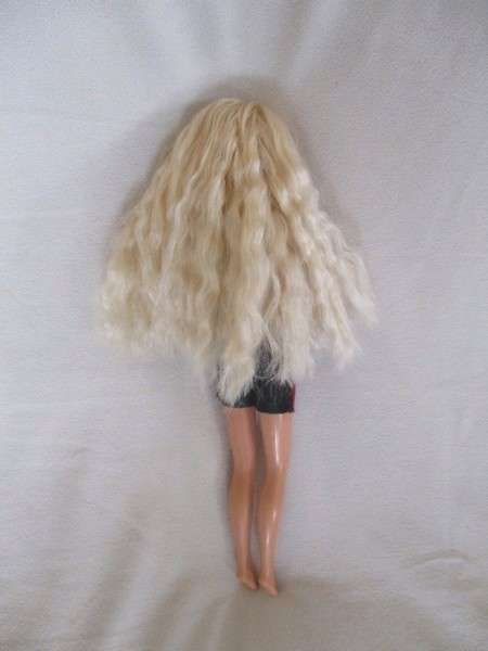 Vintage Mattel Barbie with long crimped hair - knees bend
