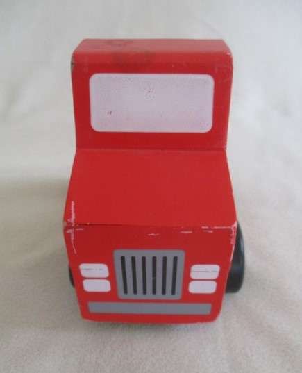 A classic Melissa and Doug wooden alphabet truck