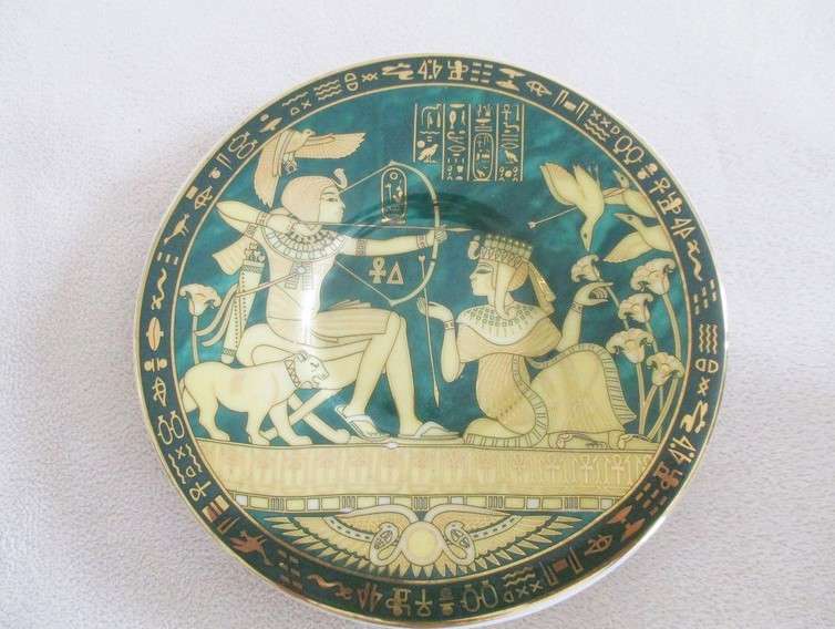 Really stunning Fathi Mahmoud, Egypt Limoges turkish coffee/expresso set of six cups and saucers