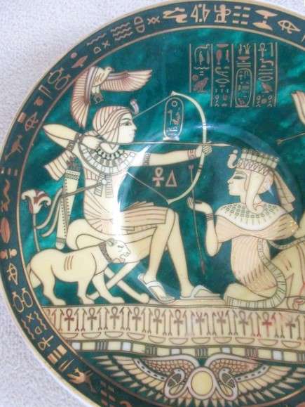 Really stunning Fathi Mahmoud, Egypt Limoges turkish coffee/expresso set of six cups and saucers