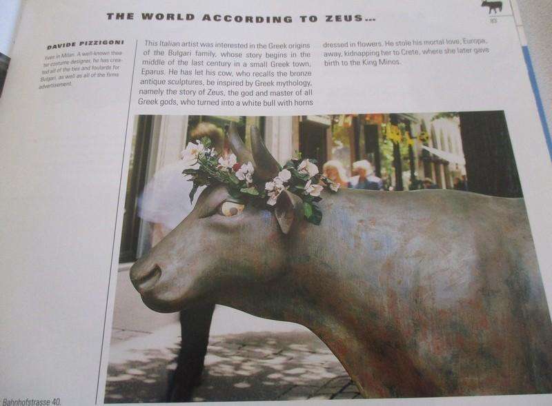 For Cow Parade collectors - an interesting book on Zurich's Cow Parade
