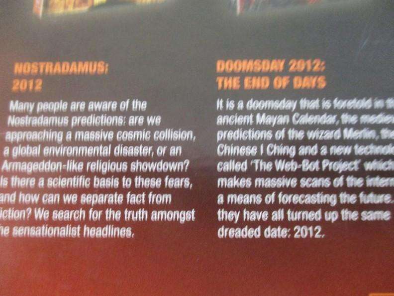 Nostradamus - a boxed set of six DVD's in great condition