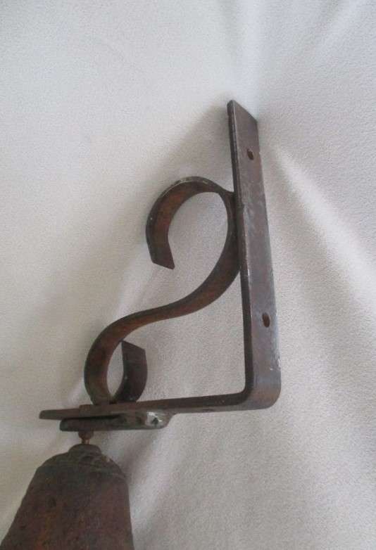 Entrance character - antique heavy cast iron door/garden gate bell