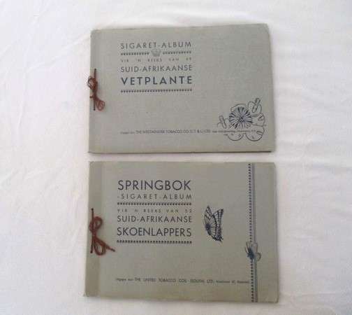 Two vintage 1930's/40's cigarette card albums - complete