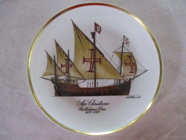 Tall ships - seven limited edition Huguenot Royal Heritage plates
