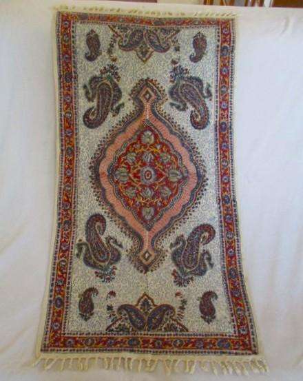 Stunning hand blocked (natural dyed) Iranian Ghalamkar runner with vibrant colours - 100mm x 530mm