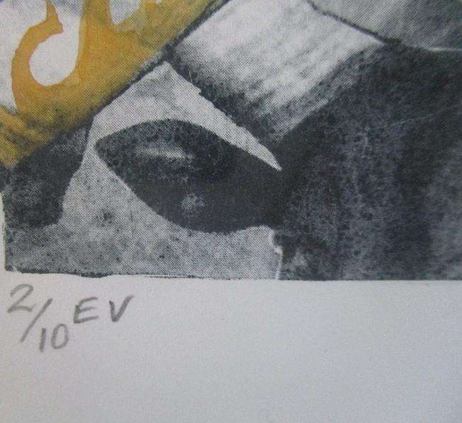"Beyond the Veil" - limited no.2 of 10 by Ben Ngobeni - original signature in pencil - framed