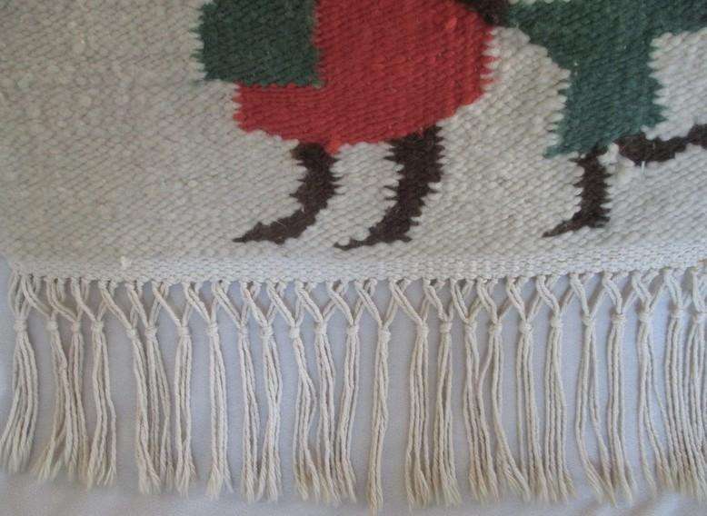 African woven wall hanging