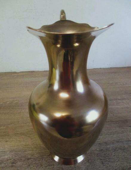 Very large vintage solid brass jug/pitcher in great condition