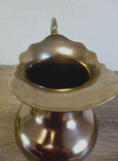 Very large vintage solid brass jug/pitcher in great condition