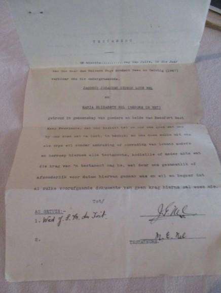 Nostalgic ephemera nearly 100 years old- a wedding in 1927 - photos, telegrams, post card and a will