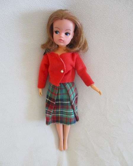 A vintage red headed Sindy doll