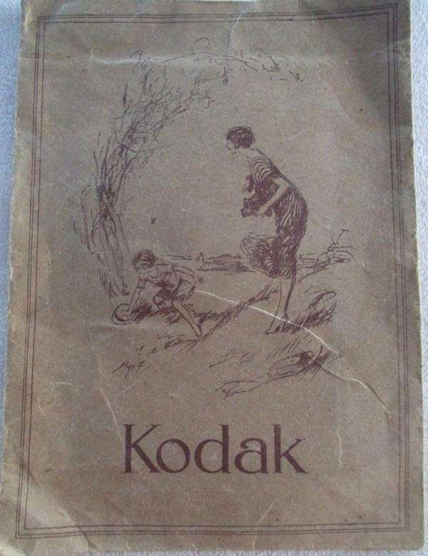 1920's - A batch of nine old Kodak film wallets - some with negatives