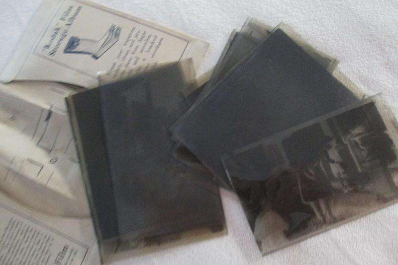 1920's - A batch of nine old Kodak film wallets - some with negatives