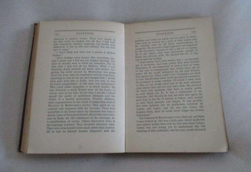 1925 first edition - Suspense by Joseph Conrad