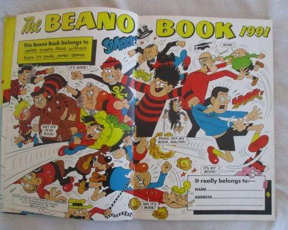 Annual - The Beano Book 1991 - Hard Cover