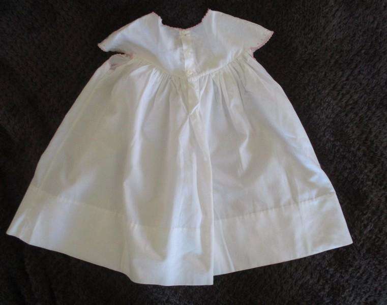 Vintage Madeira hand embroidered Baby dress for baby/display/or special antique doll