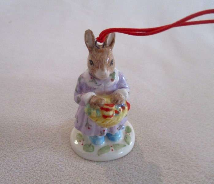 Royal Doulton Bunnykins Christmas Collection - perfect in box - Not your average Xmas ornaments!