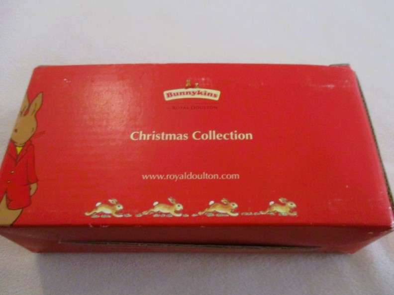 Royal Doulton Bunnykins Christmas Collection - perfect in box - Not your average Xmas ornaments!