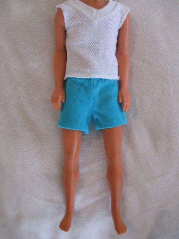 Barbie's boyfriend -  vintage 1970's/1980's Mattel Ken doll with bendable knees & "Pat pend" marking