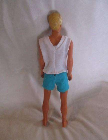 Barbie's boyfriend -  vintage 1970's/1980's Mattel Ken doll with bendable knees & "Pat pend" marking