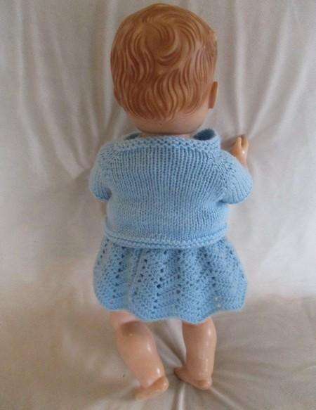 Vintage 48cm tall 1957 Ellanee Doll Company doll with jointed knees and elbows
