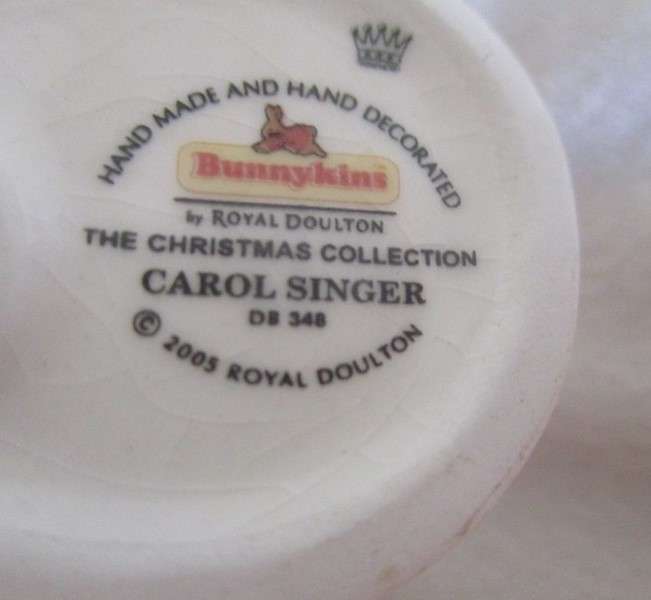 Royal Doulton Bunnykins Christmas Collection - perfect in box - Not your average Xmas ornaments!