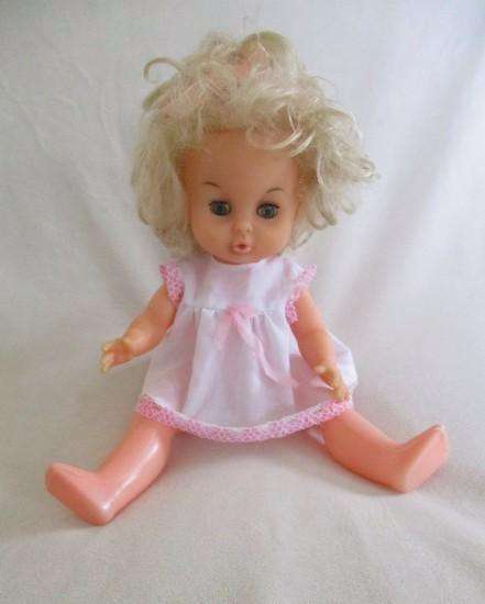 Rare small vintage Prima Baby, Baby Love with soft, curly hair to add to your First Love collection