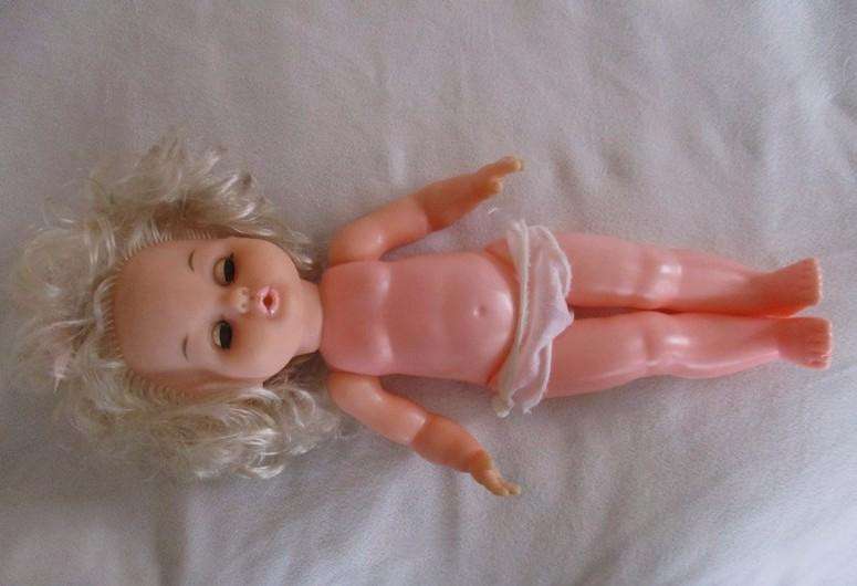 Rare small vintage Prima Baby, Baby Love with soft, curly hair to add to your First Love collection