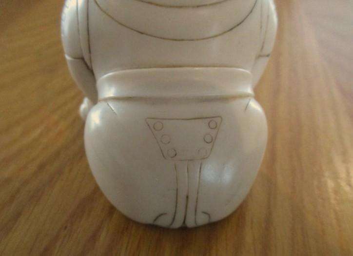 Iconic John Biccard crushed marble figurine - Bobby Bulldog - signed