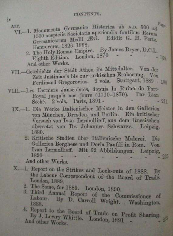 1891 - marbled hard cover with leather corners & spine - The Quarterly Report - July to October 1891