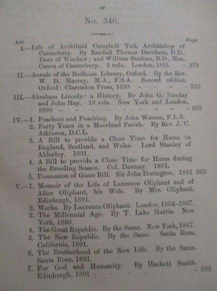 1891 - marbled hard cover with leather corners & spine - The Quarterly Report - July to October 1891