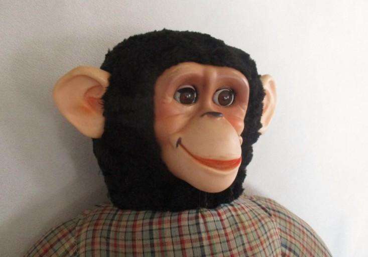 Granny's much loved toy monkey - very large vintage monkey with such cute feet!