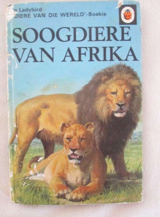 1969 rare ladybird book for the collector - Afrikaans - Die Soogdiere van Afrika