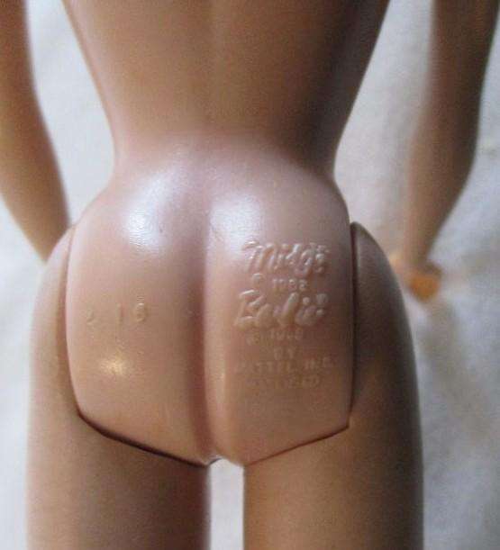 Wow!! Rare vintage 1964 Mattel Barbie Bubble Cut Midge doll in wedding dress