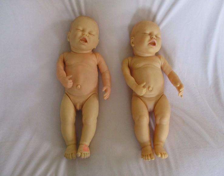 Two large 50cm tall anatomically correct baby dolls (couldn't separate brother and sister!)