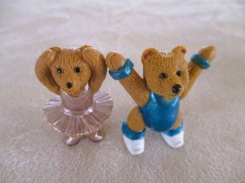 A batch of seven collectable M.E.G. Teddy in my pockets