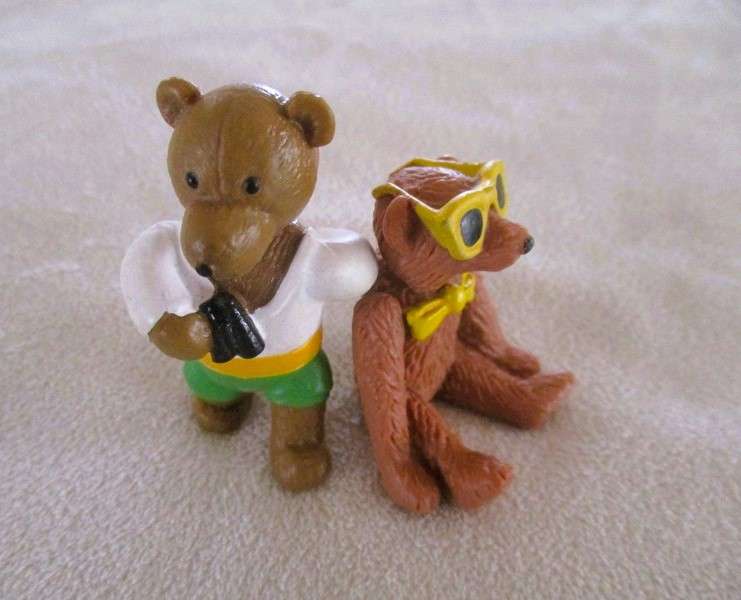 A batch of seven collectable M.E.G. Teddy in my pockets