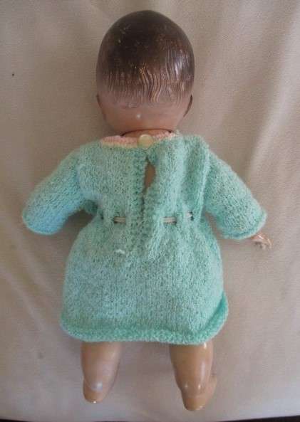 Vintage 1950's hard plastic doll with open/close eyes - 31cm tall