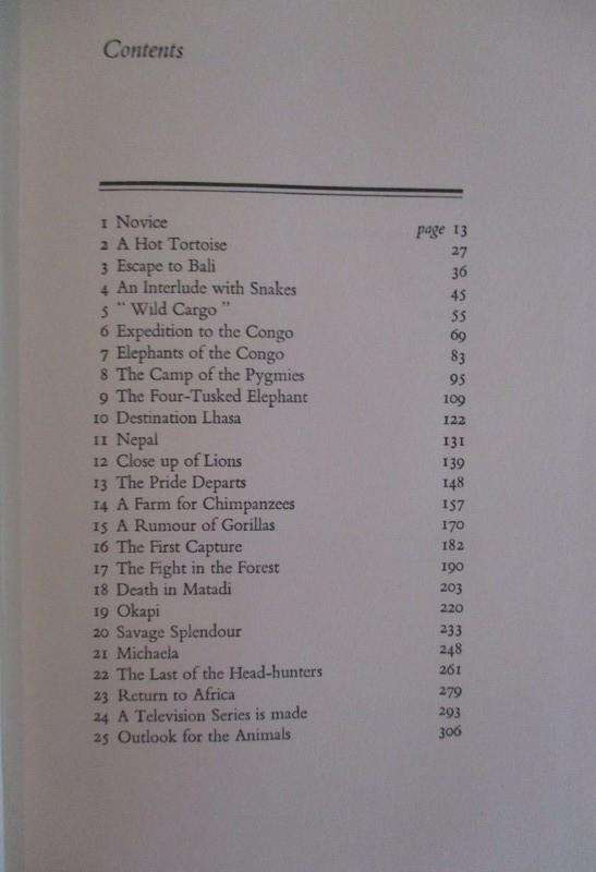 On Safari The Story of my Life by Armand Denis - hard cover plus dust cover