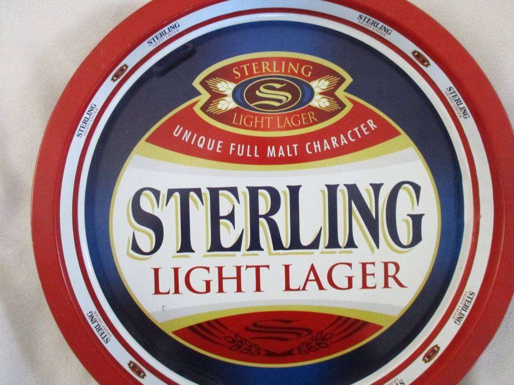 Sterling Light larger metal tray - great condition