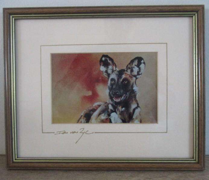 Two originally signed, beautifully framed prints by S.A. artist Ian van Zyl