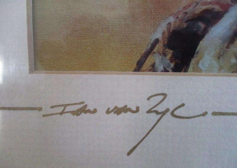 Two originally signed, beautifully framed prints by S.A. artist Ian van Zyl