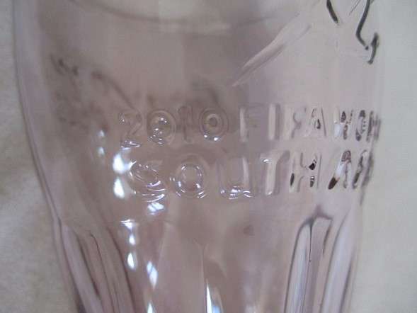 2010 FIFA World Cup and 2012 Olympics - Four collectable Coca Cola glasses plus bottle opener