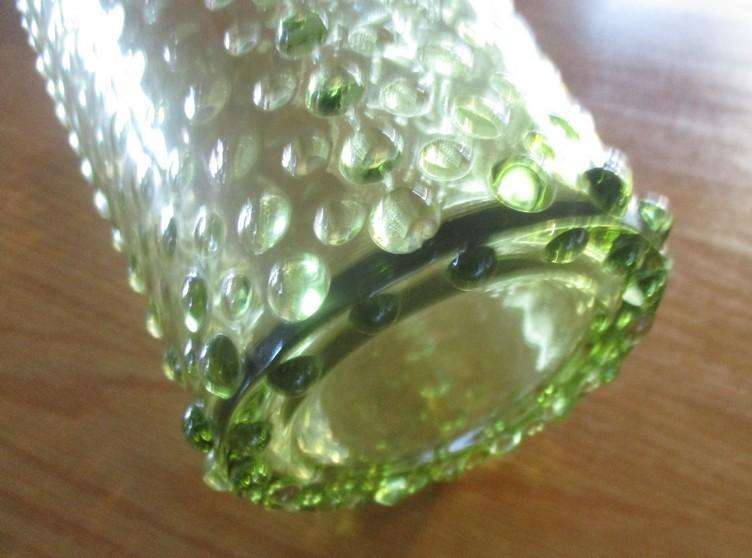 Beautiful large Hobnail glass vase