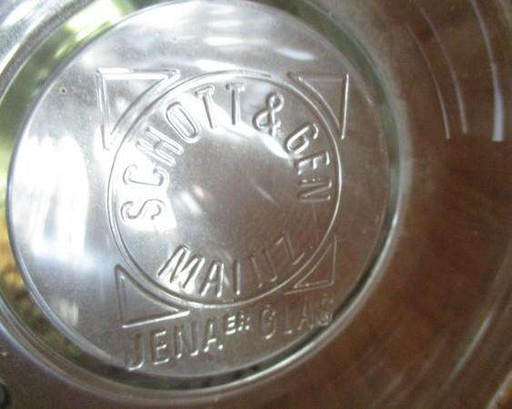 Vintage W. Germany Duran 50 Schott & Gen Mainz Jena Chemistry glass graduated cylinder